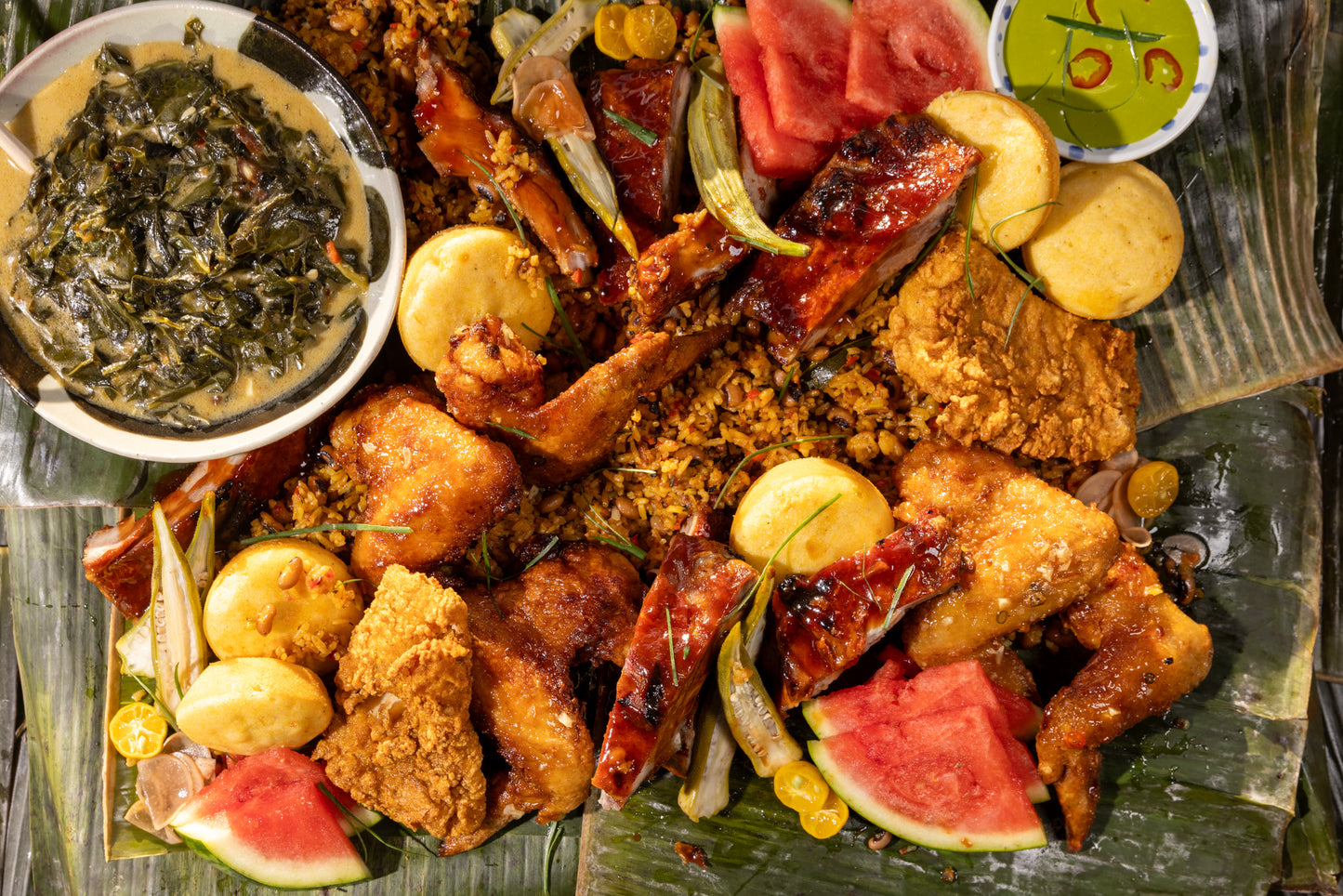 Chef Tiana Gee for Black History Month: A Filipino Kamayan Feast for the Soul