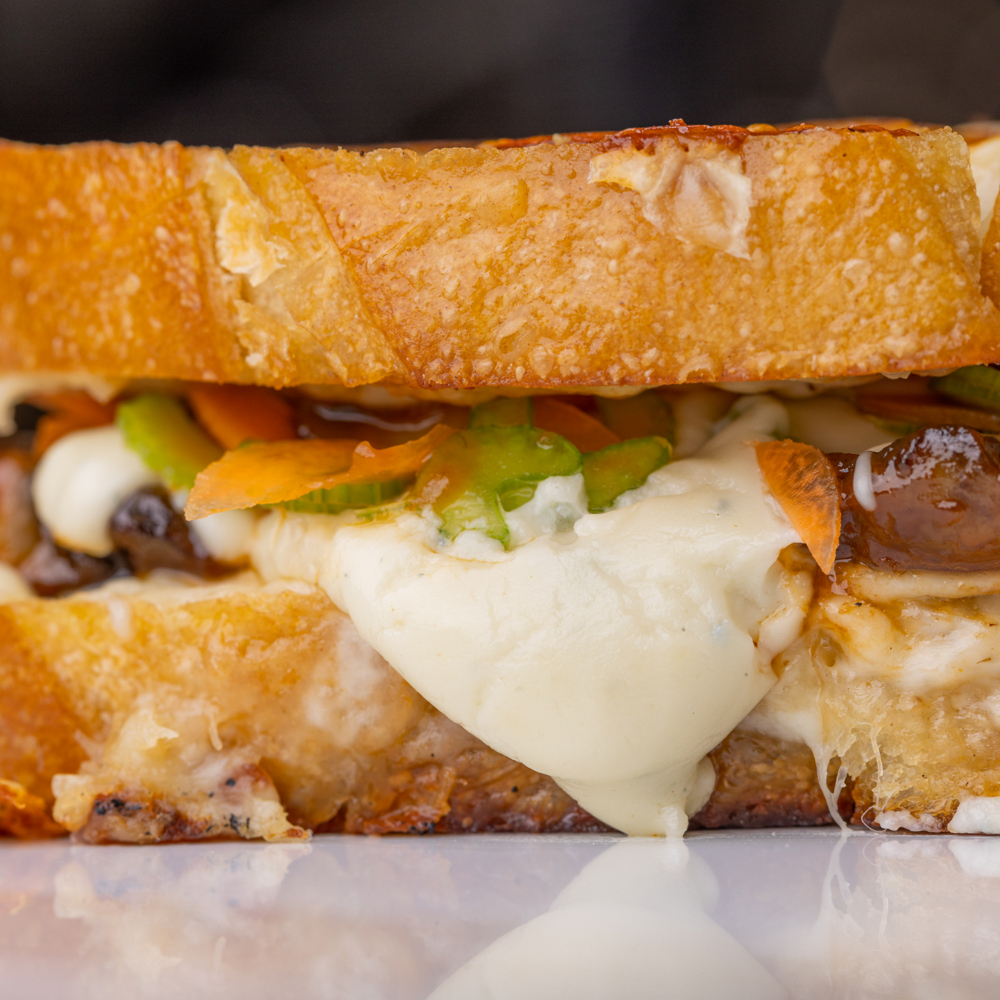 The $15,000 Grilled Cheese + New JuneShine Flavor, by AM Smash