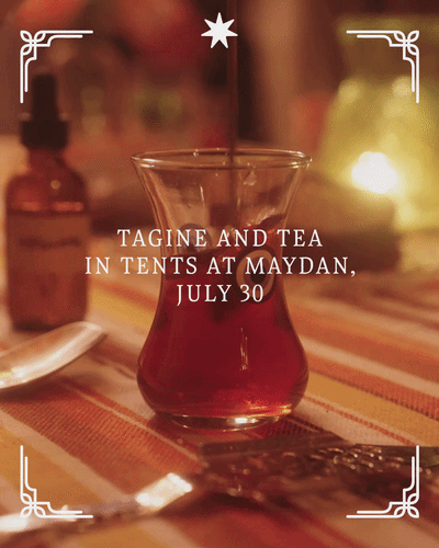 Tagine and Tea in the Maydan Tents