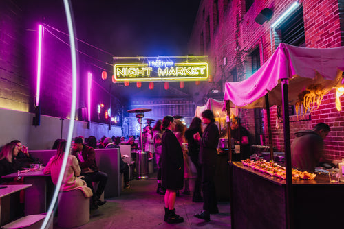 A Guided Taste of Life & Thyme's Cyberpunk Night Market