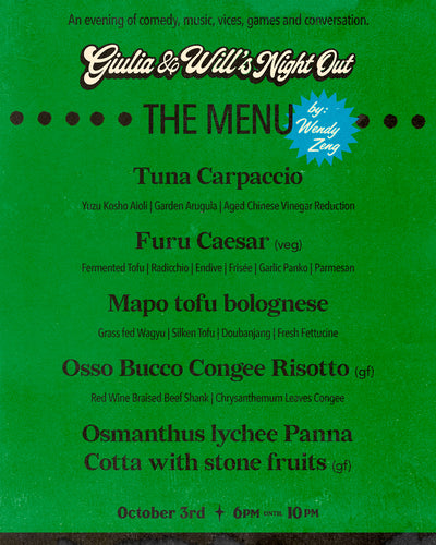 Giulia & Will's Night Out