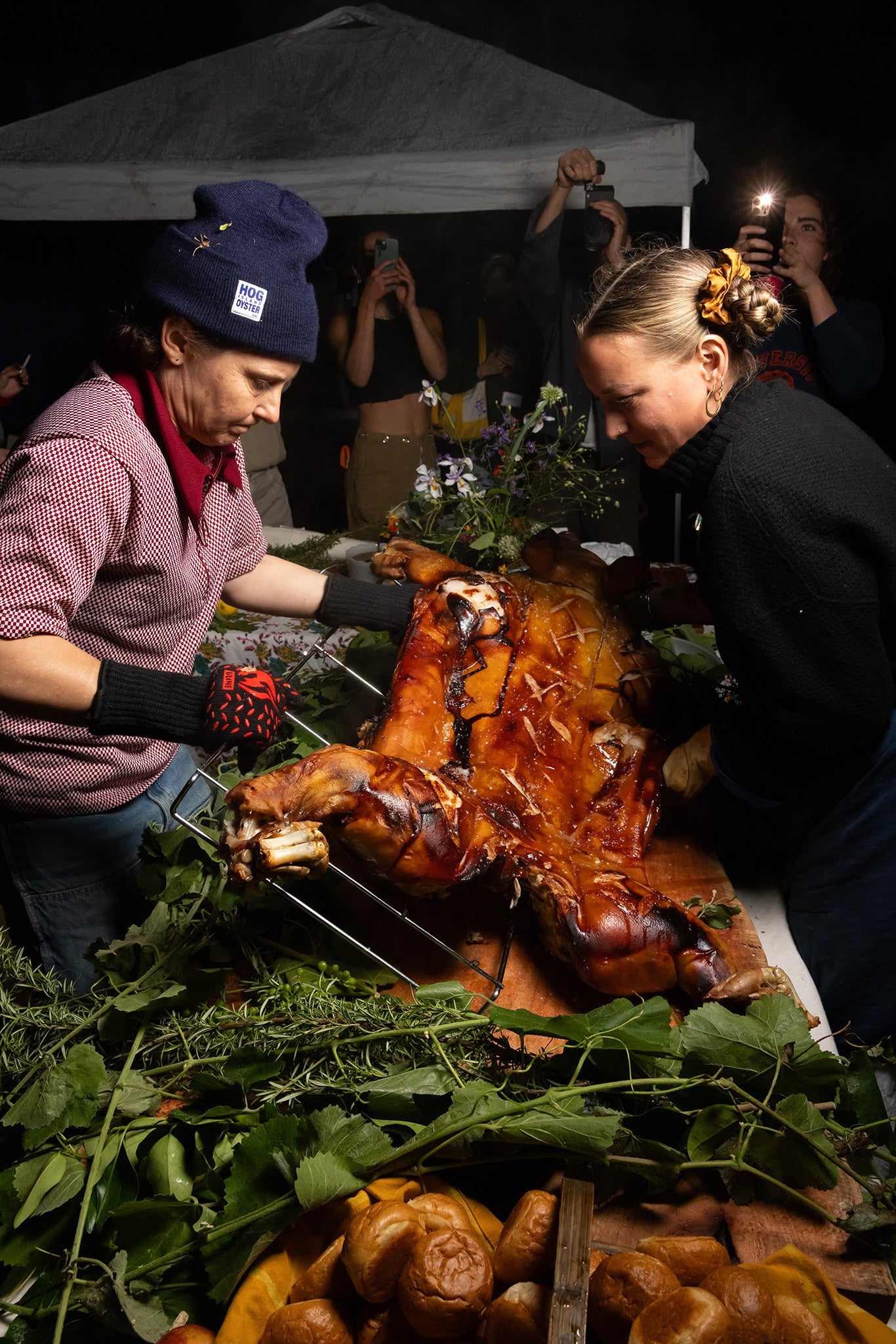 THE HOCK & MYER PIG ROAST AT TWENTIETH ST. GARDEN