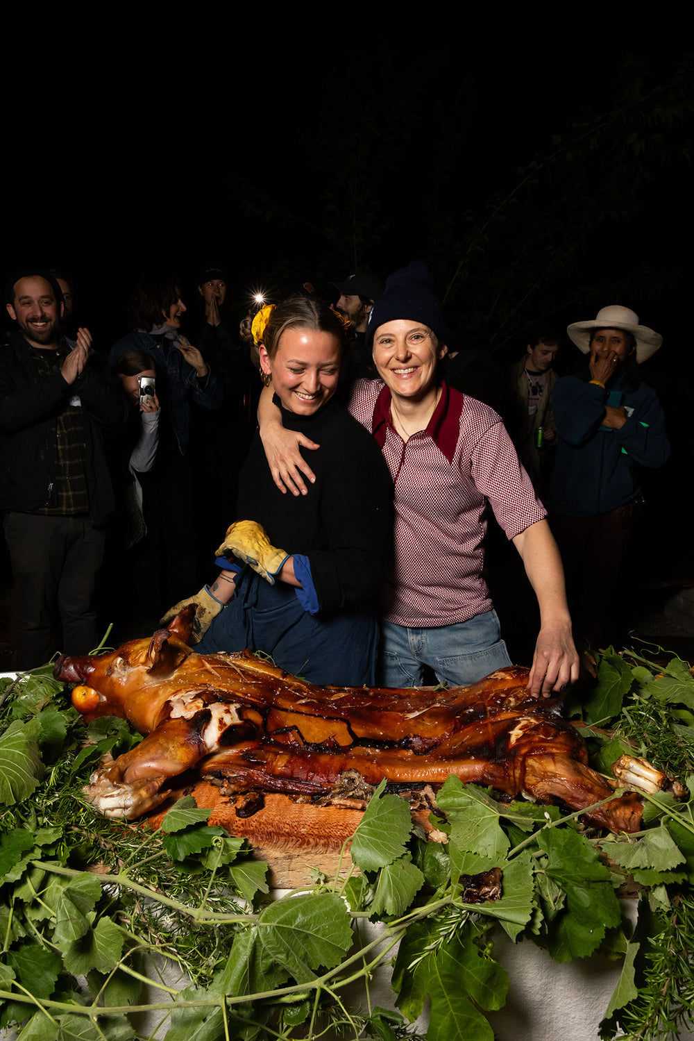 THE HOCK & MYER PIG ROAST AT TWENTIETH ST. GARDEN