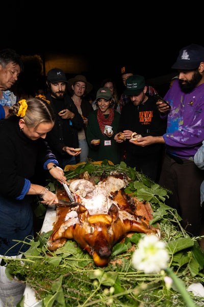 THE HOCK & MYER PIG ROAST AT TWENTIETH ST. GARDEN