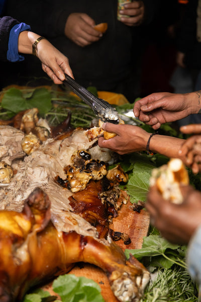 THE HOCK & MYER PIG ROAST AT TWENTIETH ST. GARDEN