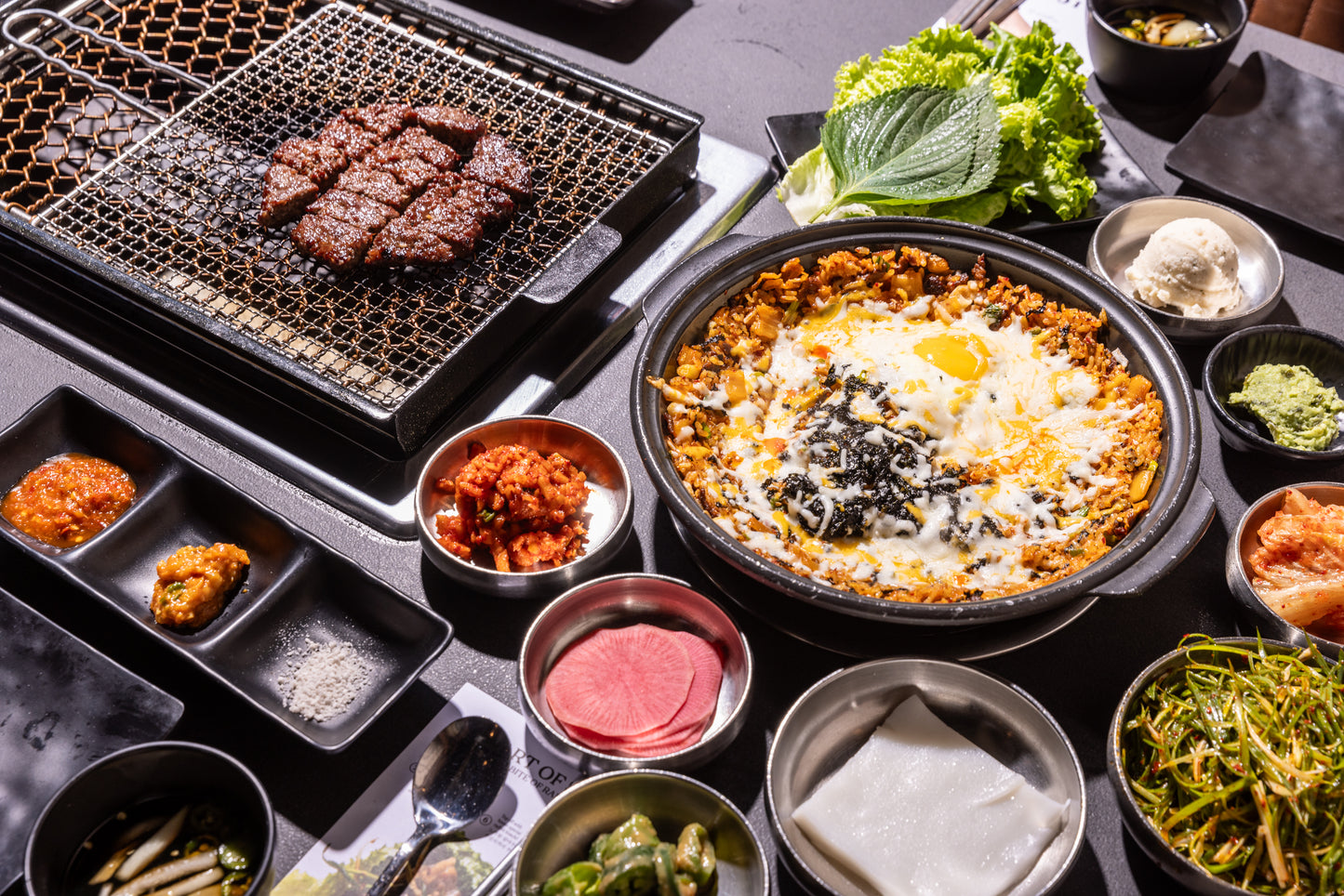 THE EXTRA [EXTRA] CRISPY KIMCHI FRIED RICE WITH ORIGIN KBBQ