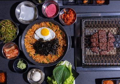 THE EXTRA [EXTRA] CRISPY KIMCHI FRIED RICE WITH ORIGIN KBBQ