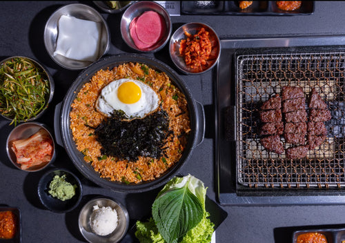 THE EXTRA [EXTRA] CRISPY KIMCHI FRIED RICE WITH ORIGIN KBBQ