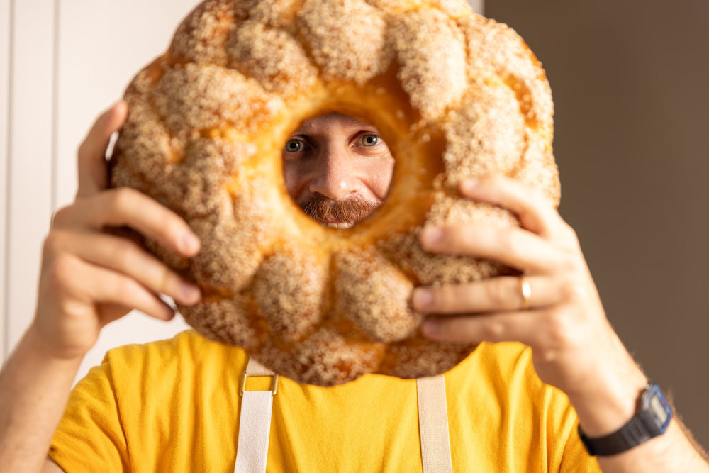 A BIG 'OLE ROUND CHALLAH by challahdad ft. Zab's & Hot Jamn Preserves