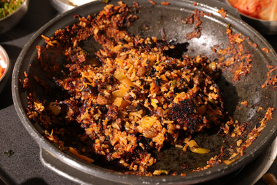 THE EXTRA [EXTRA] CRISPY KIMCHI FRIED RICE WITH ORIGIN KBBQ