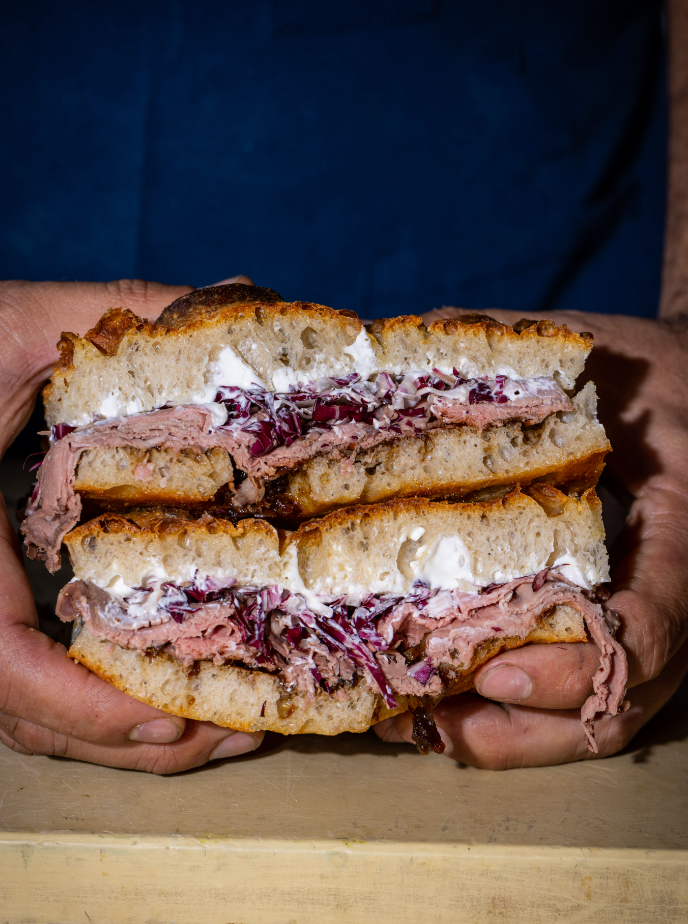 Chef Travis Passerotti and Jyan Isaac Present: 🤌🤌🤌 The Tre Mani Sandwich 🤌🤌🤌