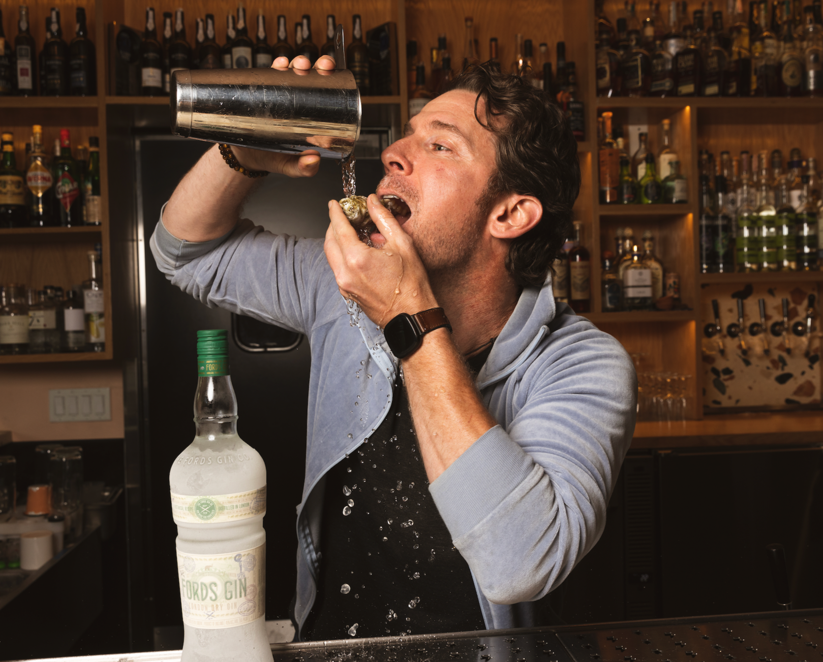 Oysters, Biscuits, and Martinis: Thunderbolt x Fords Gin