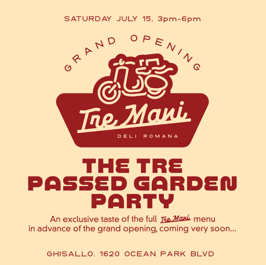 The Tre Pass Garden Party: an exclusive first taste of the brand new Tre Mani menu
