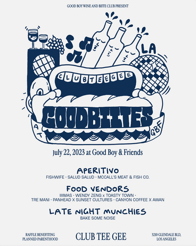 "Good Biites" for Good Boy And Friends: A Festival of Natural Wine & Supernatural Food