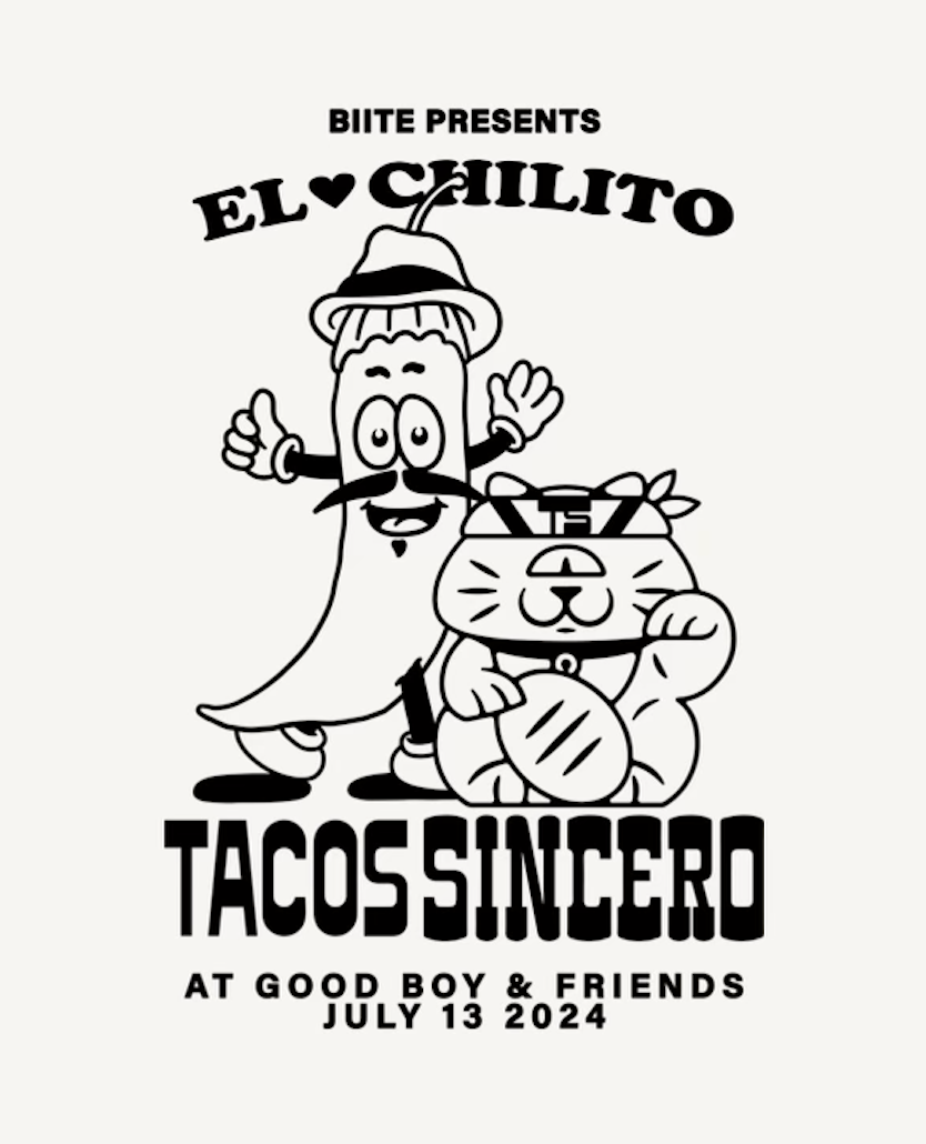 TACOS SINCERO X EL CHILITO LIMITED EDITION TEE