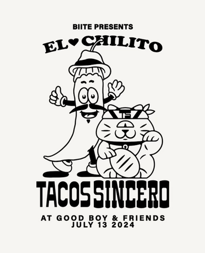 TACOS SINCERO X EL CHILITO LIMITED EDITION TEE