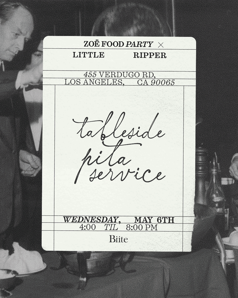 Tableside Pita Service