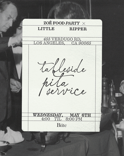 Tableside Pita Service