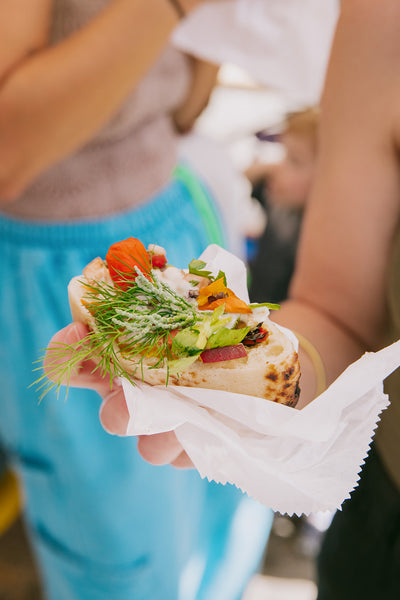 Zoë Food Party at The Hollywood Farmers' Market ft. Pizza Ananda