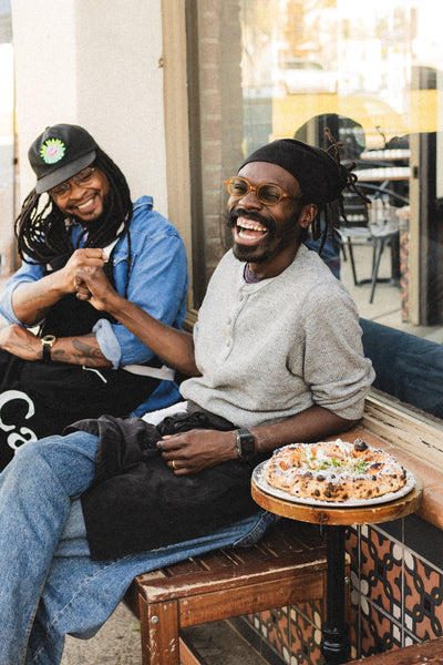 The Jah Mama Za with Pizza Ananda