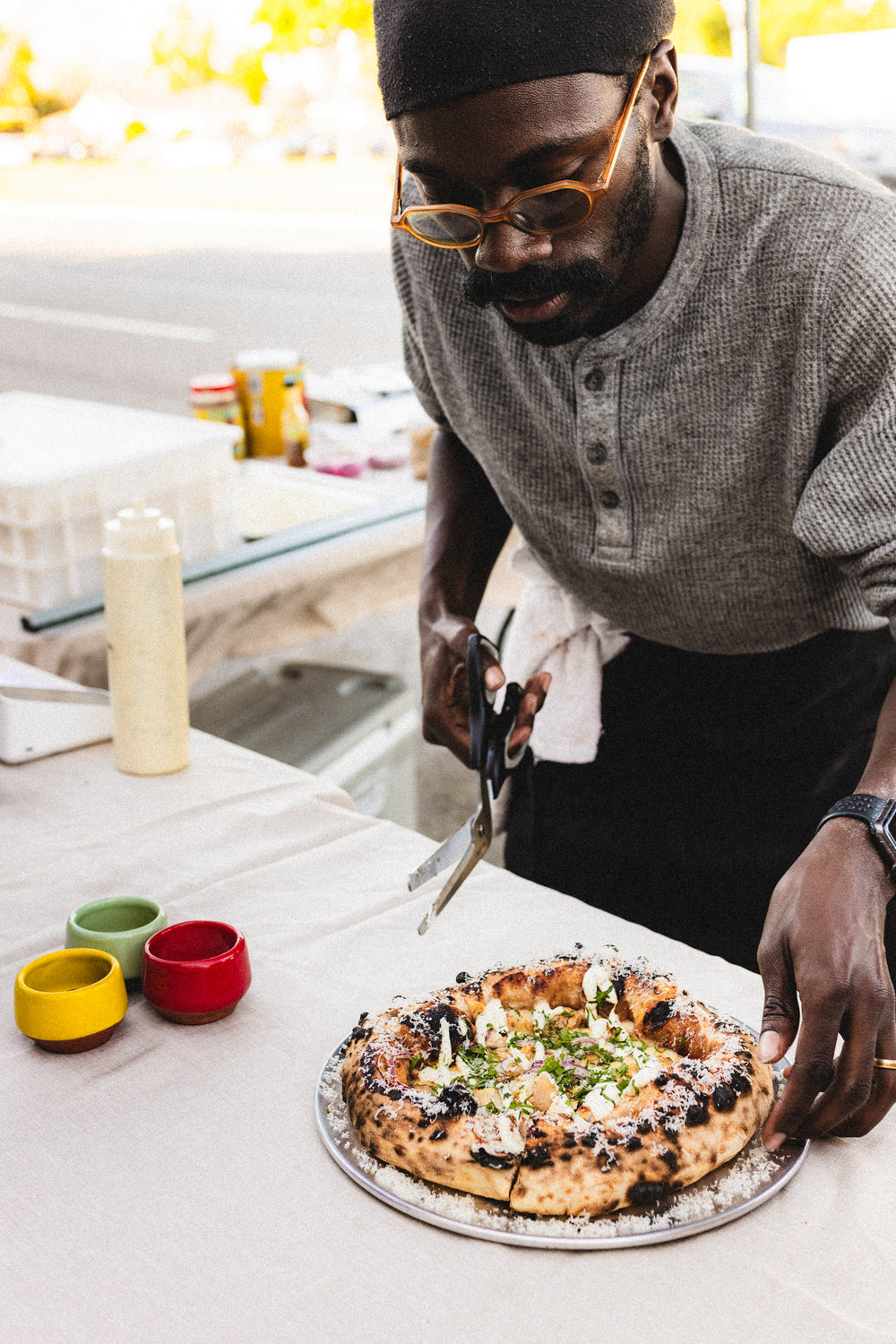 The Jah Mama Za with Pizza Ananda