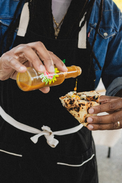 The Jah Mama Za with Pizza Ananda