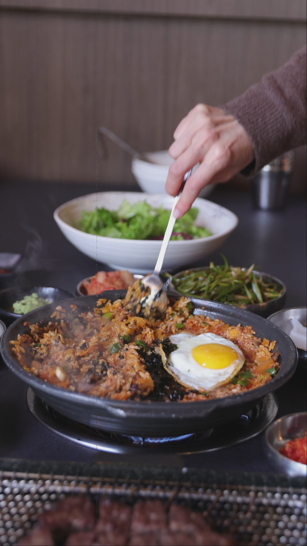 THE EXTRA [EXTRA] CRISPY KIMCHI FRIED RICE WITH ORIGIN KBBQ