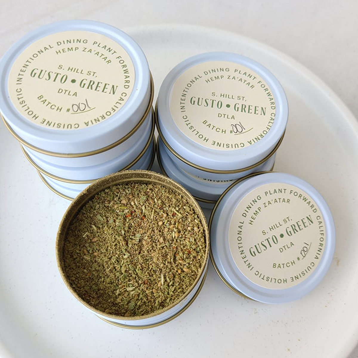 Limited Edition Gusto Green Hemp Za’atar Spice Blend: Batch #001