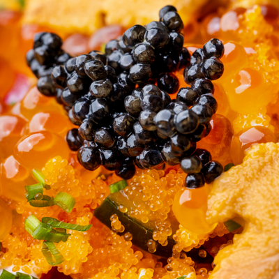 Game Day Loaded Caviar Nachos by Brian Bornemann of Crudo e Nudo