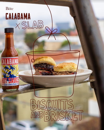 BISCUITS N’ BRISKET IN A BUCKET, BY CALABAMA X SLAB