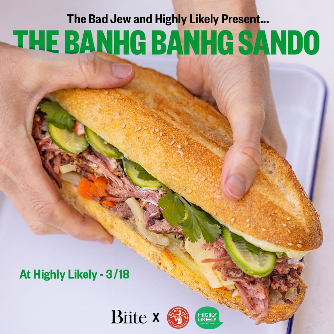 The Banhg Banhg Sando, by The Bad Jew X Highly Likely