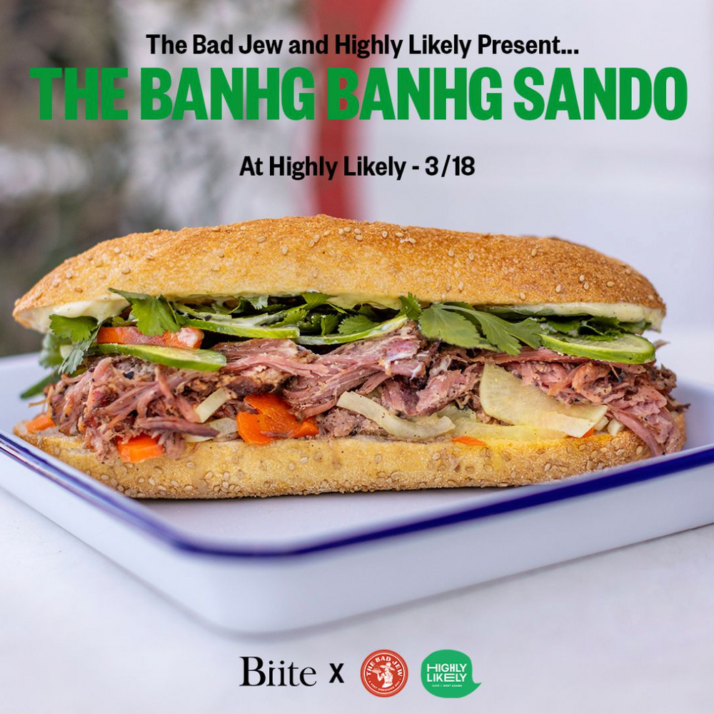 The Banhg Banhg Sando, by The Bad Jew X Highly Likely