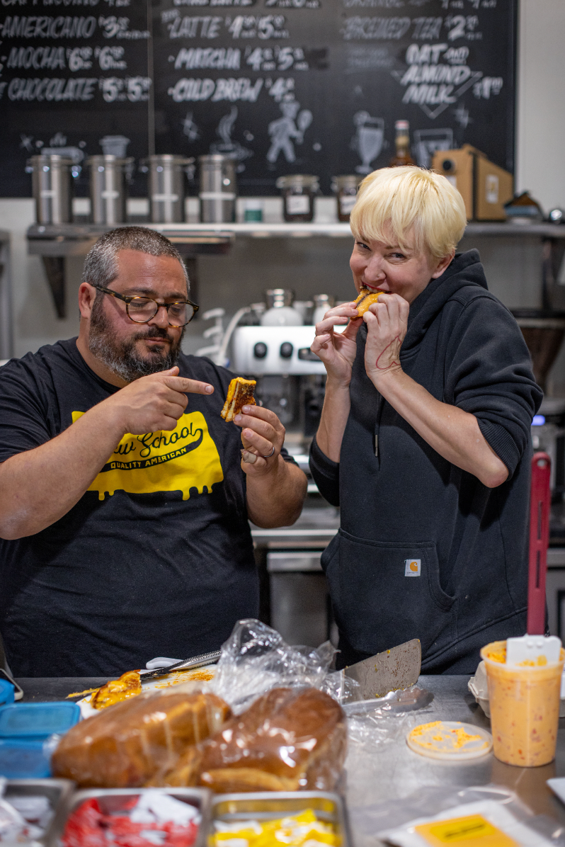 Paradise Found: A NEW SCHOOL Pimento Cheese Breakfast Sando by Calabama and Chef Eric Greenspan