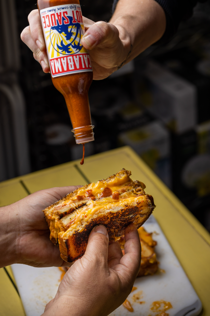 Paradise Found: A NEW SCHOOL Pimento Cheese Breakfast Sando by Calabama and Chef Eric Greenspan