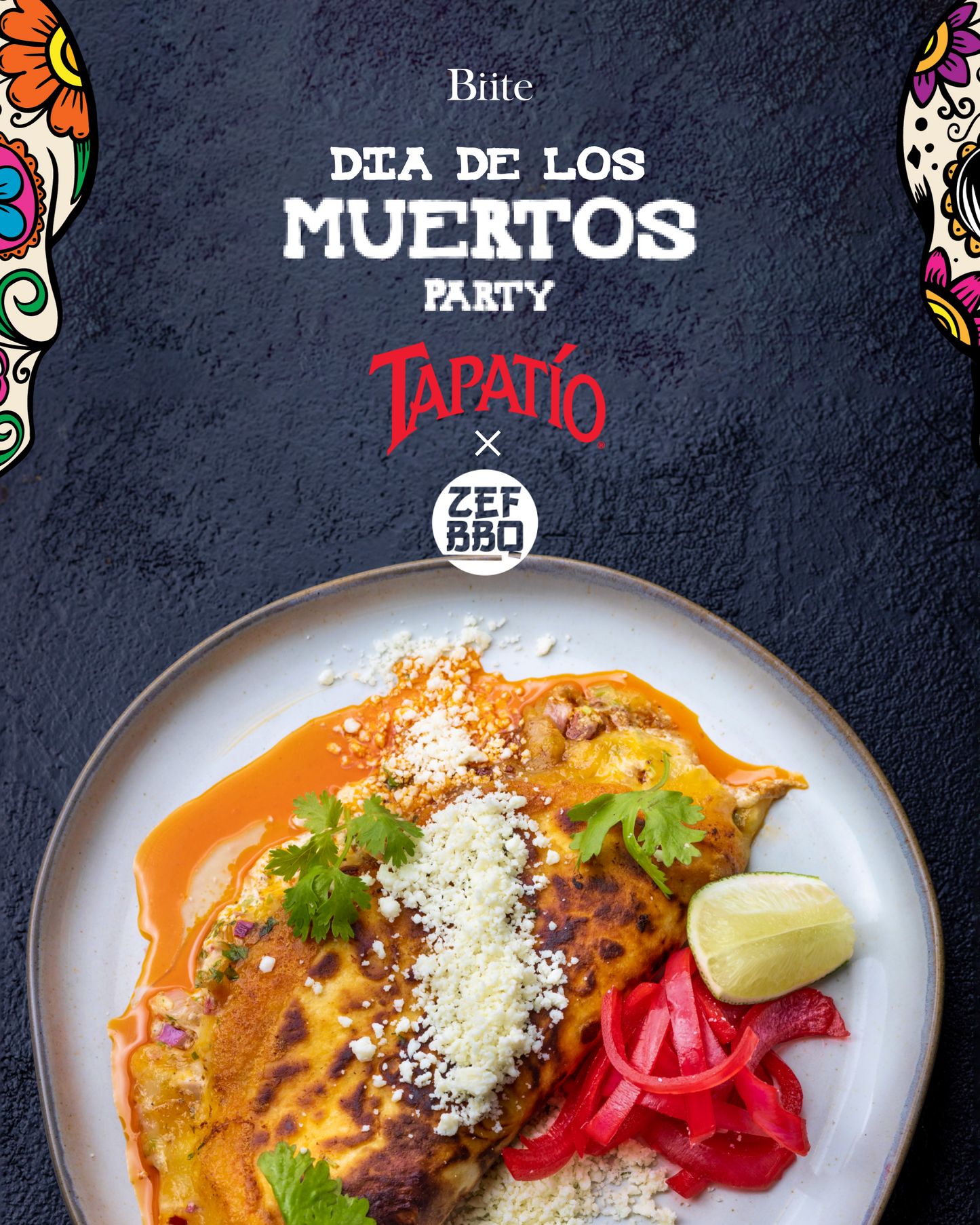 Biite Presents: ZEF BBQ X Tapatio Dia De Los Muertos Party
