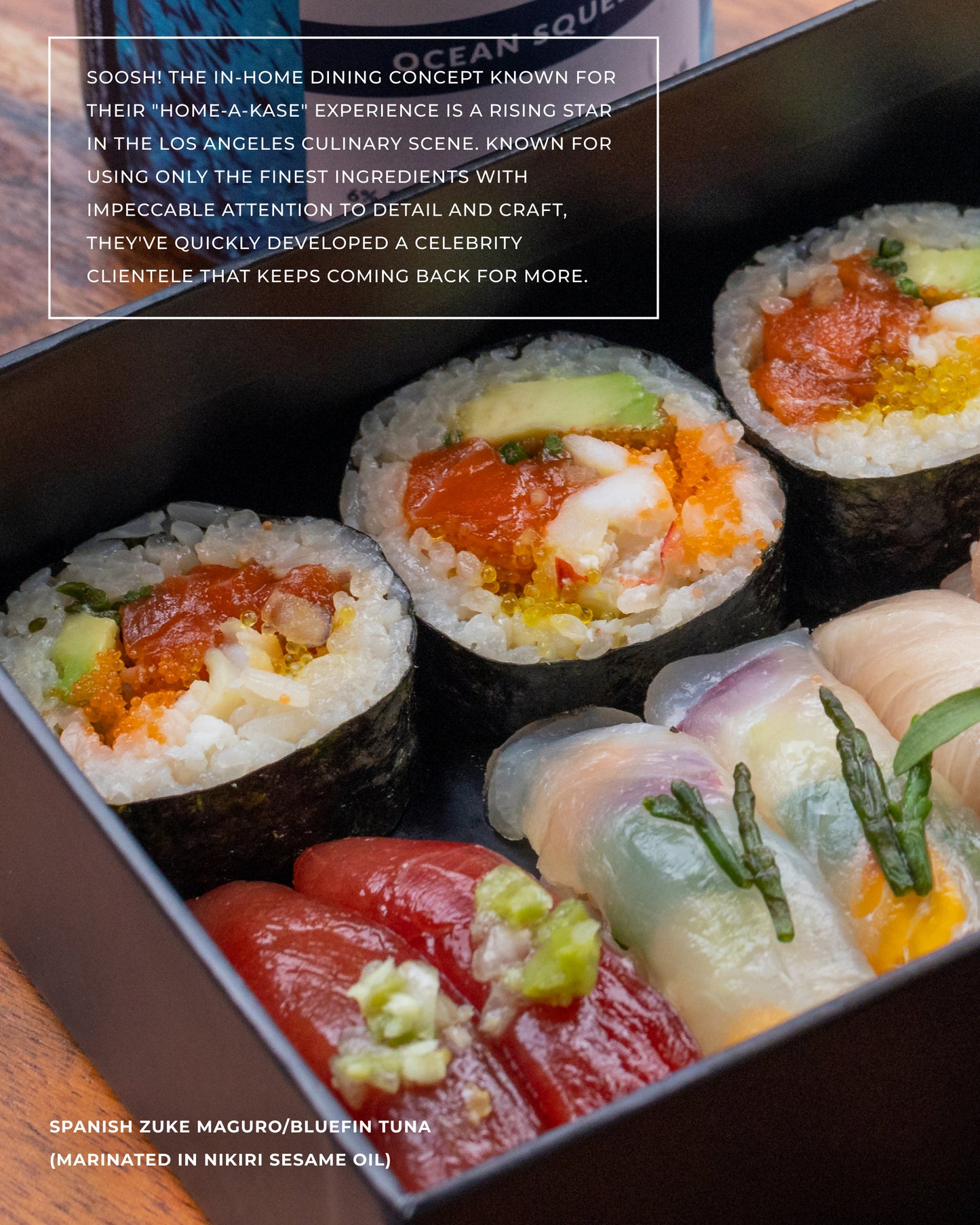 Hawaii Vibes Nigiri Roll Box, by Soosh! x JuneShine