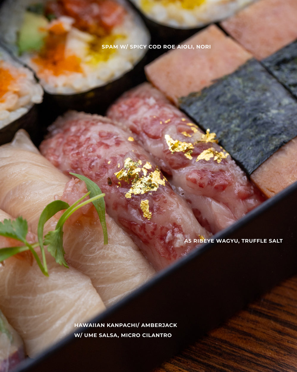 Hawaii Vibes Nigiri Roll Box, by Soosh! x JuneShine