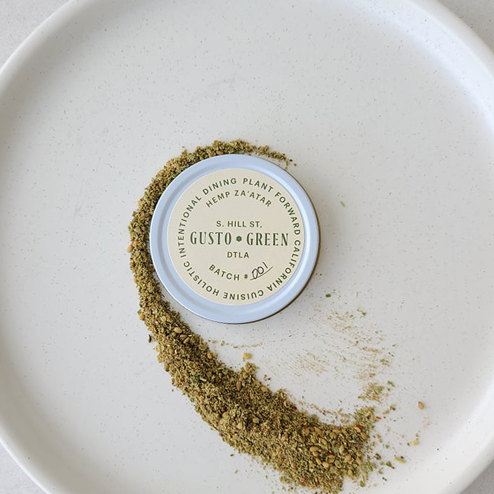 Limited Edition Gusto Green Hemp Za’atar Spice Blend: Batch #001