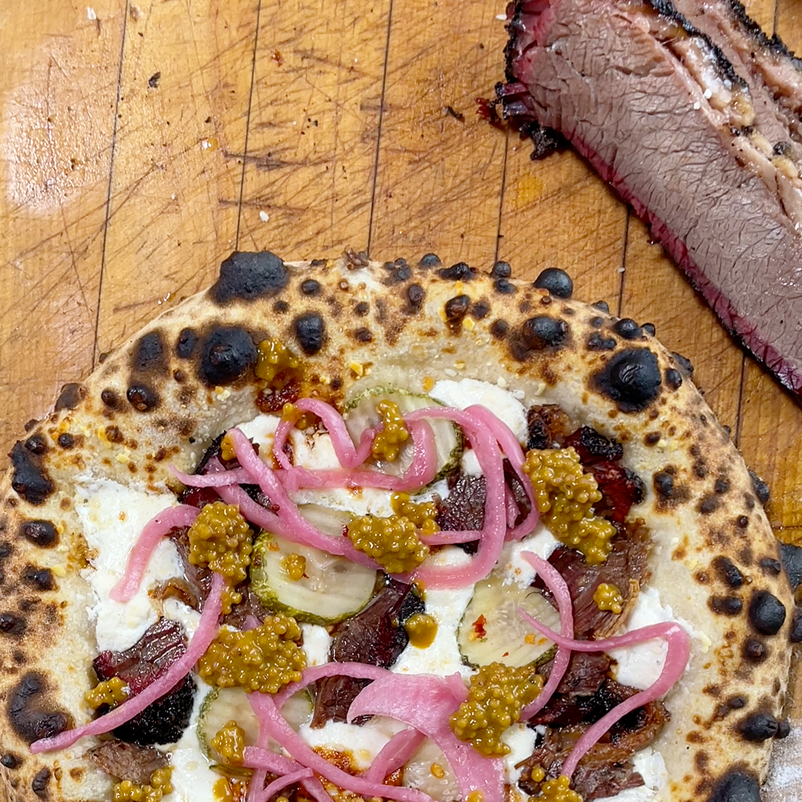 The 4th of July on A Pie - Limited-Edition BBQ Brisket Pizza
