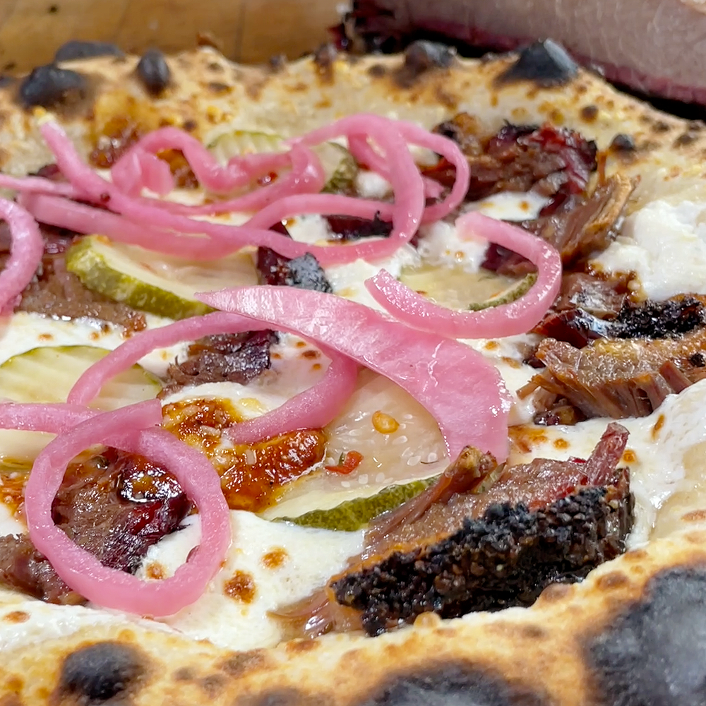 The 4th of July on A Pie - Limited-Edition BBQ Brisket Pizza