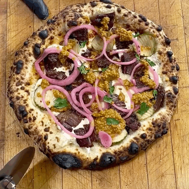 The 4th of July on A Pie - Limited-Edition BBQ Brisket Pizza