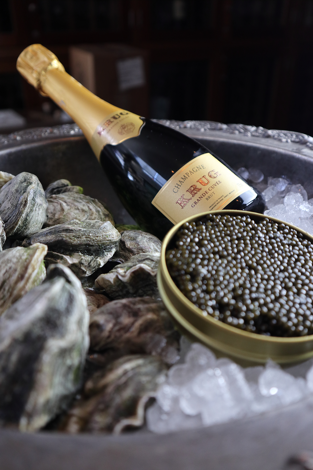 Chef's Table For Two: Osetra Royal Caviar + Oysters + Krug