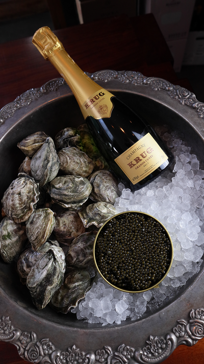 Chef's Table For Two: Osetra Royal Caviar + Oysters + Krug