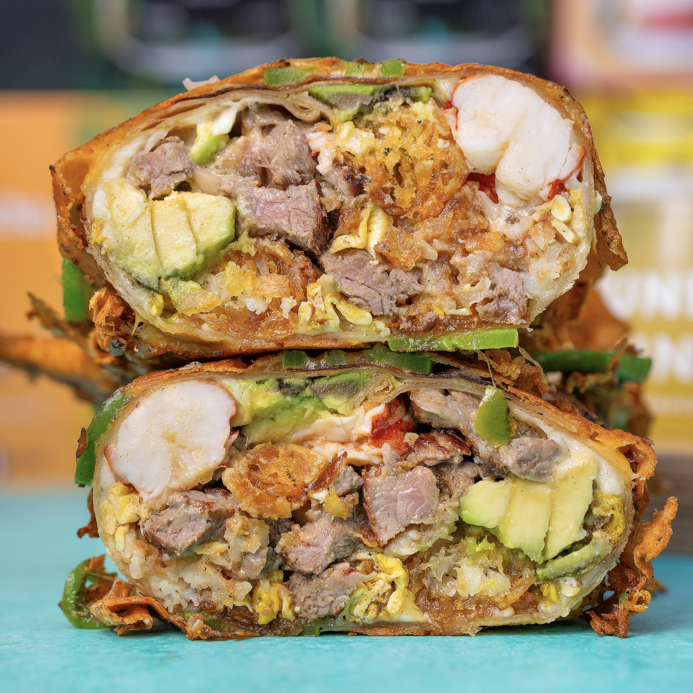 The Après Surf Breakfast Burrito by Lowkey Burritos X Fat Boy Surf Club