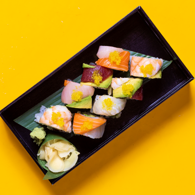 🌈 The Soosh! Dry Aged Rainbow Roll 🌈