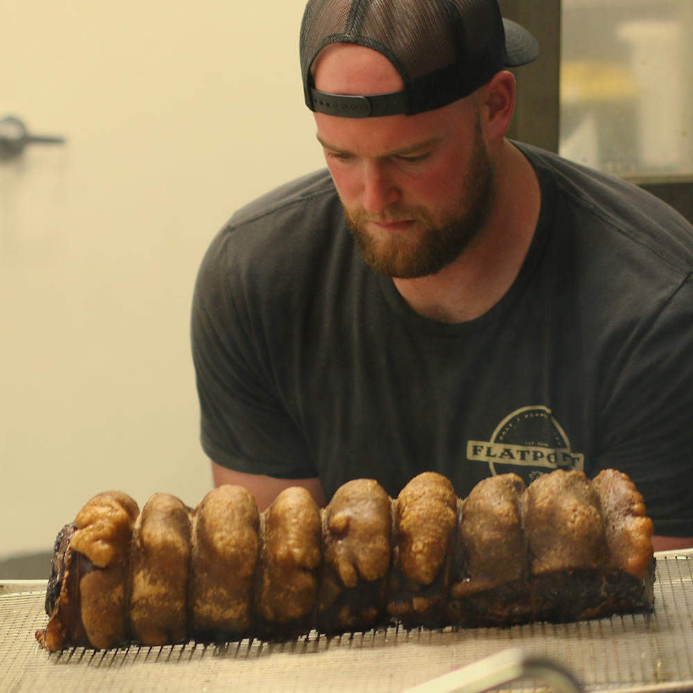 PORK & PEACHES: by Ggiata X Flatpoint BBQ