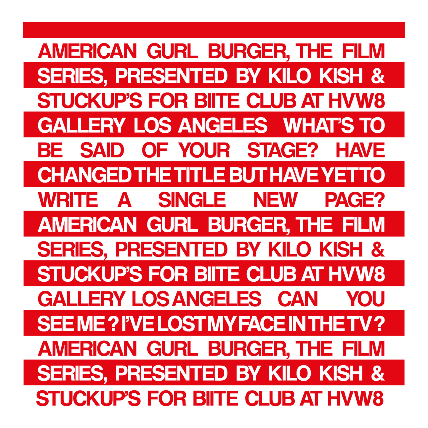 AMERICAN GURL BURGER Experience, by Kilo Kish