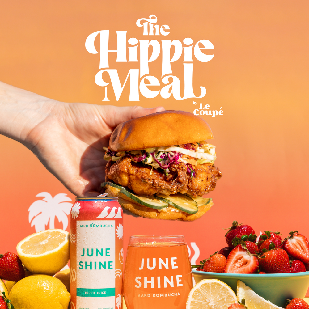 Fried Chicken Sandwich "Hippie Meal" by Le Coupe X JuneShine