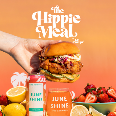 Fried Chicken Sandwich "Hippie Meal" by Le Coupe X JuneShine