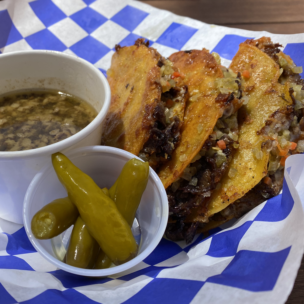 Limited Edition Italian Beef Quesatacos by Comfy Pup